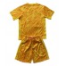 Camiseta Países Bajos Portero Segunda Equipación Replica Eurocopa 2024 para niños mangas cortas (+ Pantalones cortos)